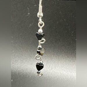 Sterling and Onyx drop Earrings
Handmade by Shanstone Jewelry!